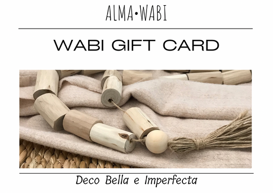 WABI tarjeta de regalo.